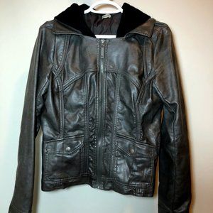 Medium Womens Kismet Faux Leather Jacket